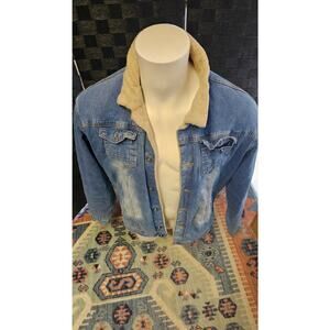 D&W 3Xl Denim Jacket blue